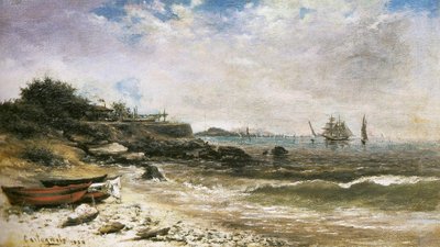 Der Hafen von Rio de Janeiro von Giovanni Battista Castagneto